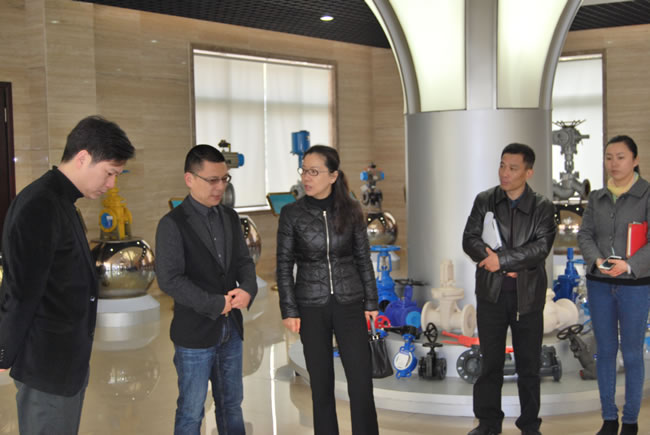 區(qū)領(lǐng)導(dǎo)視察、參觀公司榮譽展廳